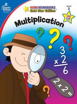 Paperback Multiplication, Grade 3: Gold Star Edition Book