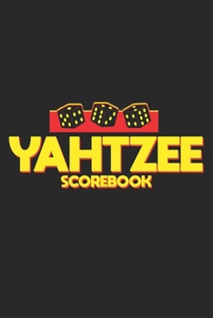 Paperback Yahtzee Scorebook: Double-Sided Score Sheet of Yahtzee 110 pages (6 x 9) Perfect Binding with Clear Text Game Book for Adults Women Men. Book