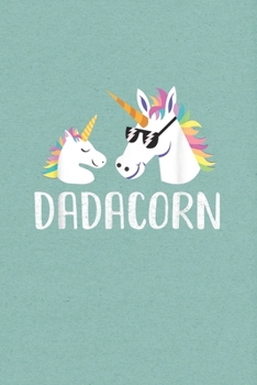 Paperback Dadacorn: Notebook for Unicorn Lovers-College Ruled Lined Blank 6x9 inch 110 page-Daily Journal for Girls Diary for women Book