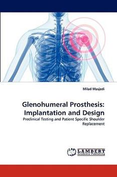 Paperback Glenohumeral Prosthesis: Implantation and Design Book
