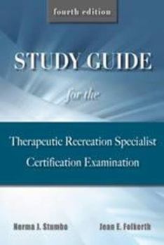 Paperback Study Guide for the Therapeutic Recreation Specialist Certification Examination Book