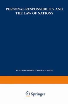 Paperback Personal Responsibility and the Law of Nations Book
