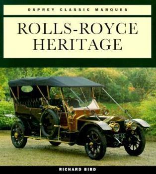 Paperback Rolls-Royce Heritage (Osprey Classic Marques) Book
