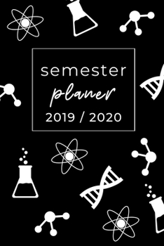 Semester Planer 2019 / 2020: A5 Coole Geschenkidee KARIERT zum Studium | Notizbuch für Studenten | Studienbeginn | Erstes Semester | Pruefung | Geburtstag | Terminkalender (German Edition)