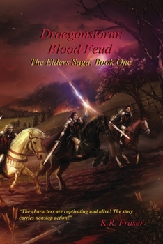 Paperback Blood Feud: Draegonstorm: The Elders Saga: Book One Book