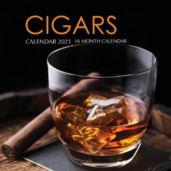 Paperback Cigars Calendar 2021: 16 Month Calendar Book