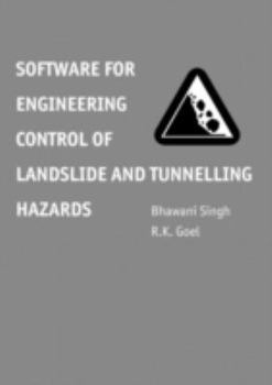 Hardcover Software for Engineering Control of Landslide and Tunnelling Hazards Book