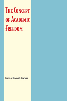Paperback The Concept of Academic Freedom Book