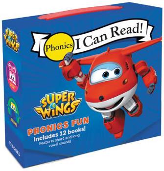 Paperback Super Wings: Phonics Fun: Learn to Read with the Super Wings 12-Book Program! Book