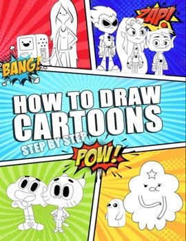 Paperback How To Draw Cartoons Step By Step Book