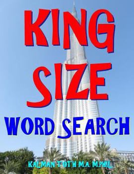 Paperback King Size Word Search: 133 Extra Large Print Entertaining Themed Puzzles Book