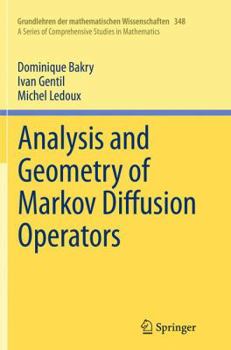 Paperback Analysis and Geometry of Markov Diffusion Operators Book