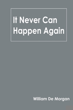 Paperback It Never Can Happen Again Book