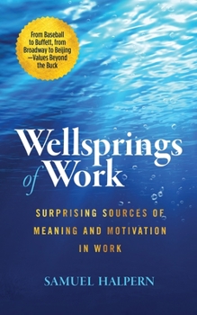 Paperback Wellsprings of Work: Surprising Sources of Meaning and Motivation in Work Book