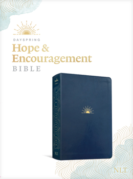 Imitation Leather NLT Dayspring Hope & Encouragement Bible (Leatherlike, Navy Blue) Book
