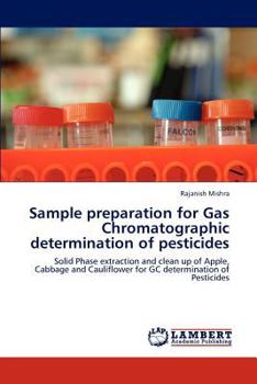 Paperback Sample preparation for Gas Chromatographic determination of pesticides Book