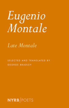 Paperback Late Montale Book