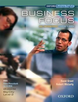 Hardcover Business Focus Pre-Intermediate: Student's Book Pack [With CDROM] Book