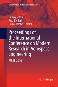 Paperback Proceedings of the International Conference on Modern Research in Aerospace Engineering: Mrae-2016 Book