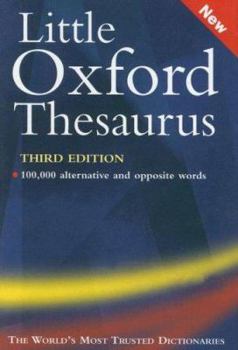Hardcover Little Oxford Thesaurus Book