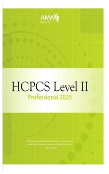 Paperback HCPCS Level II Professional 2025 Book