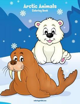 Paperback Arctic Animals Coloring Book 1 Book