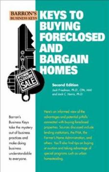 Paperback Keys to Buying Foreclosed and Bargain Homes Book