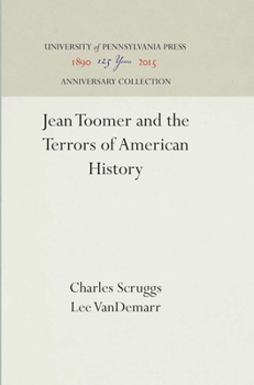 Hardcover Jean Toomer and the Terrors of American History Book