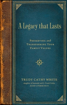 Hardcover A Legacy That Lasts: Preserving and Transferring Your Family Values Book