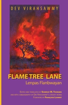 Paperback Flame Tree Lane/Lenpas Flanbwayan [Creoles And Pidgins] Book