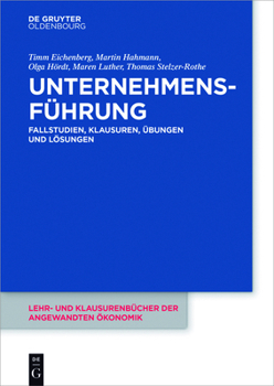 Paperback Unternehmensführung [German] Book