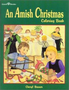 Paperback Amish Christmas Coloring Book