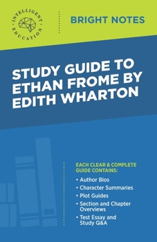 Paperback Study Guide to Ethan Frome by Edith Wharton Book