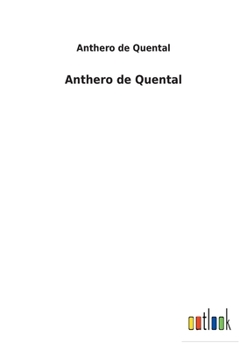 Paperback Anthero de Quental [Spanish] Book