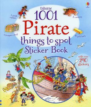 Paperback 1001 Pirate Things to Spot Sticker Book