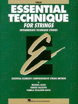 Paperback Essential Technique for Strings (Original Series): Violin Book