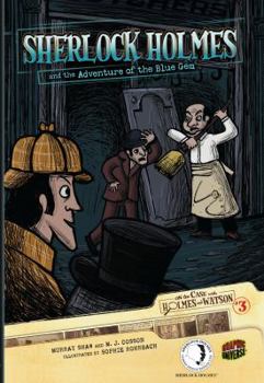 Paperback Sherlock Holmes and the Adventure of the Blue Gem: Case 3 Book