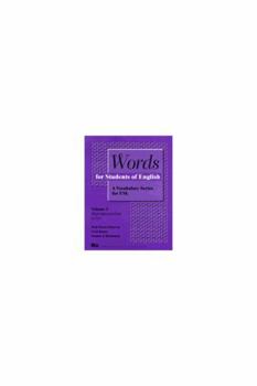 Paperback Words for Students of English, Vol. 5: A Vocabulary Series for ESL Volume 5 Book