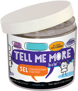 Paperback Tell Me More in a Jar(r): Sel Conversation Starters Book