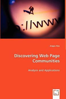 Paperback Discovering Web Page Communities Book