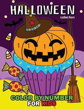 Paperback Halloween Collection Color by Number: Easy and Fun Activity Book for Kids Book