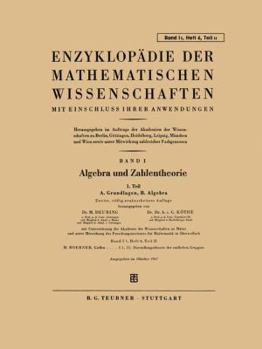 Paperback 15. Darstellungstheorie Der Endlichen Gruppen [German] Book