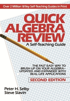 Paperback Quick Algebra Review Book