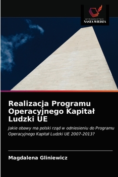 Paperback Realizacja Programu Operacyjnego Kapital Ludzki UE [Polish] Book