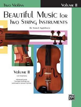 Paperback Beautiful Music for Two String Instruments, Bk 2: 2 Violins (Two Violins) Book