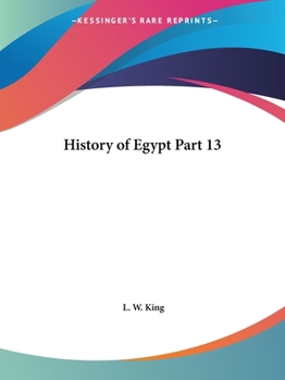 Paperback History of Egypt Part 13 Book