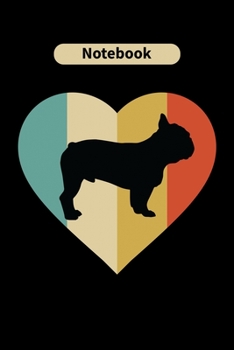 Notebook: BULLDOG Dog Lover Gift for Dog Owners Diary | Blank Date & Blank Lined Notebook Journal | 6x9 Inch 120 Pages White Paper