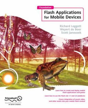Hardcover Foundation Flash Applications for Mobile Devices Book