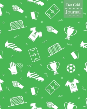 Dot Grid Journal: Notebook Planner with Football Themed Cover Design