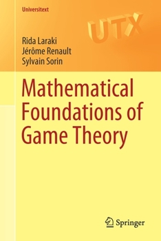 Paperback Mathematical Foundations of Game Theory Book